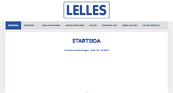 Desktop Screenshot of lellesatervinning.se